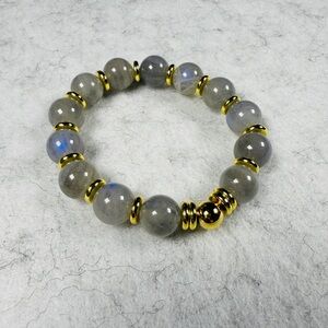 Golden Aura Labradorite Bracelet — Protection • Intuition • Confidence